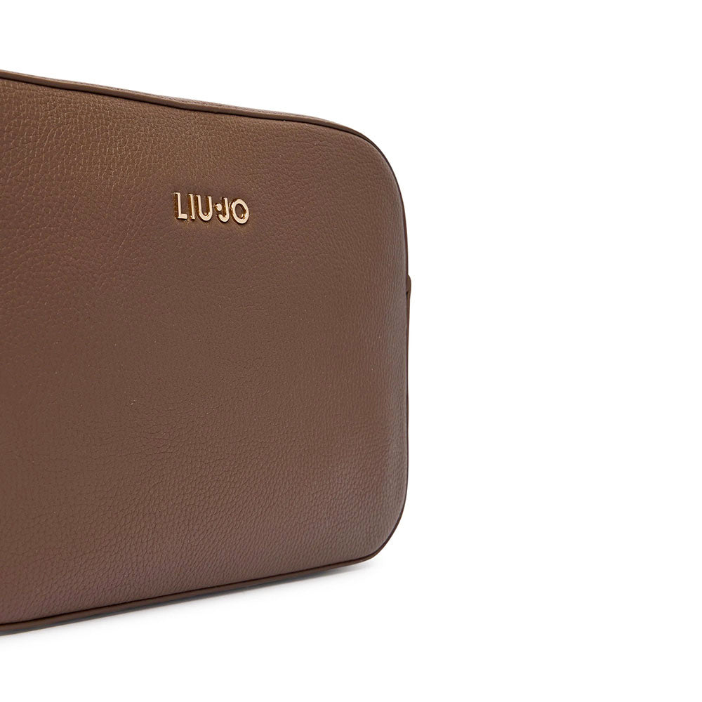 Borsa Donna a Tracolla LIU JO in Ecopelle effetto Bottalato Marrone
