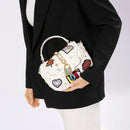 Borsa Donna a Mano BRACCIALINI linea Rock colore Bianco