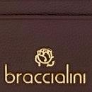 Portatessere Donna BRACCIALINI linea Basic in Pelle Marrone