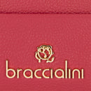 Portatessere Donna BRACCIALINI linea Basic in Pelle Rosso Scuro