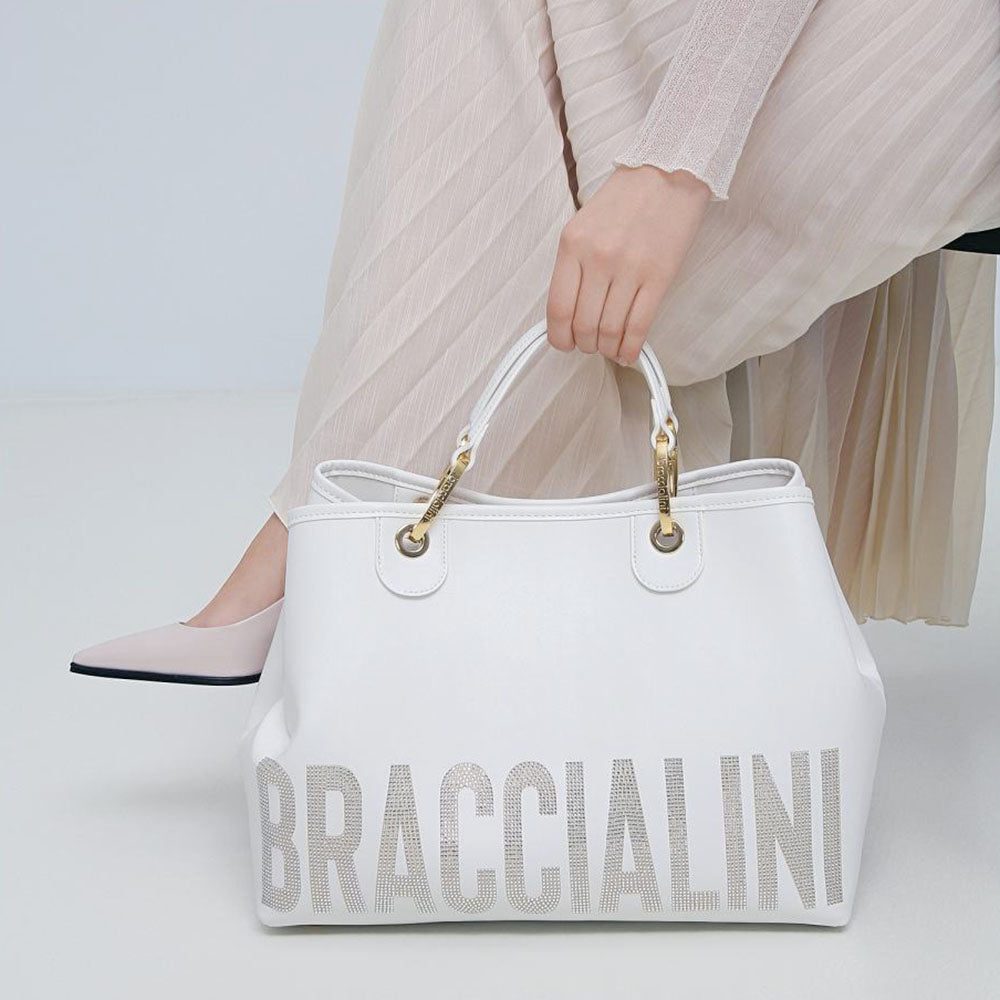 Borsa Donna a Mano BRACCIALINI linea Beth Special Bianca