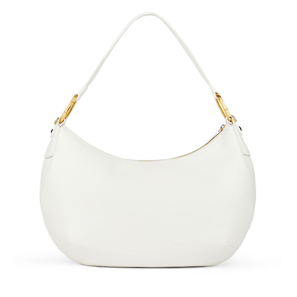 Borsa Donna Mezzaluna a Spalla BRACCIALINI linea Beth Jewels Bianco