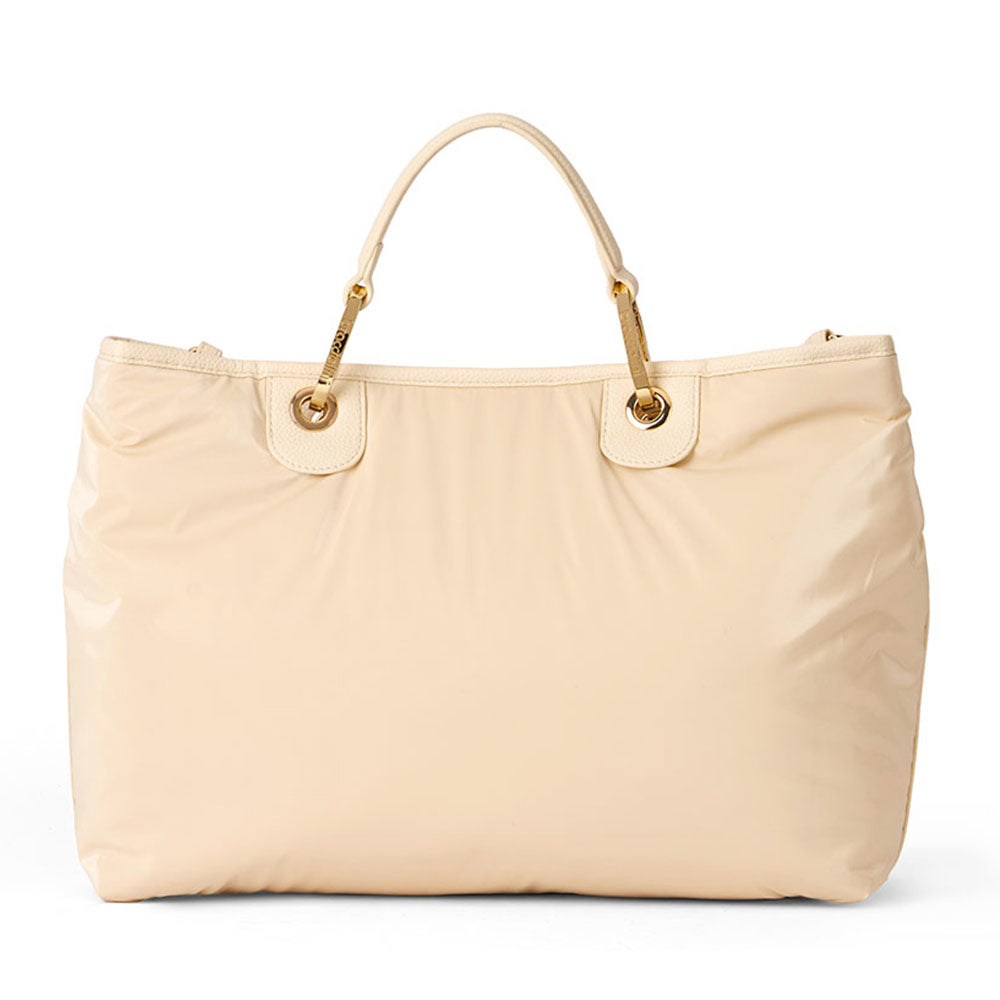 Borsa Donna a Mano Large BRACCIALINI linea Beth Puffy in Nylon Bianco