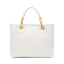 Borsa Donna a Mano Media BRACCIALINI linea Beth Puffy in Nylon Bianco