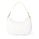 Borsa Donna a Spalla Media BRACCIALINI linea Beth Puffy in Nylon Bianco