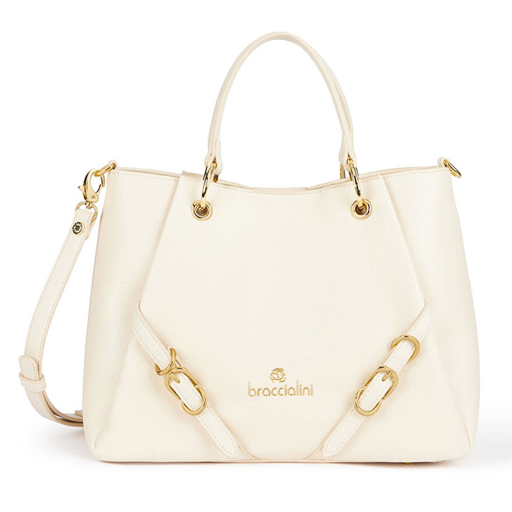 Borsa Donna a Mano Large BRACCIALINI linea Giselle Beige
