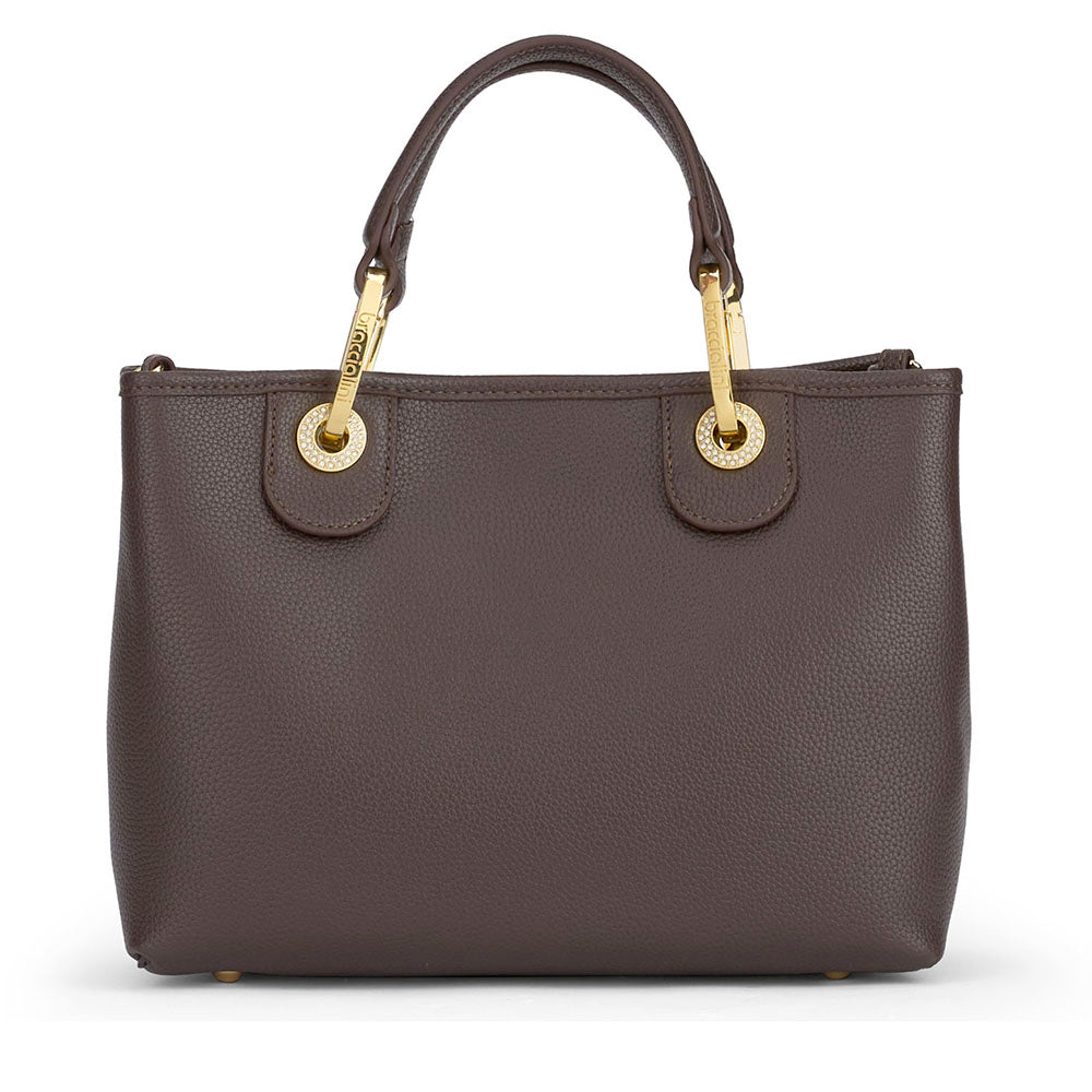 Borsa Donna a Mano Small BRACCIALINI linea Beth Marrone