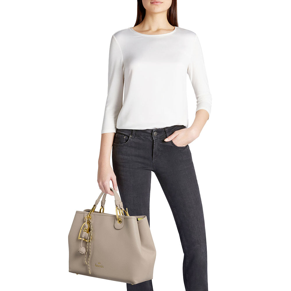 Borsa Donna a Mano Large BRACCIALINI linea Beth Grigio