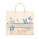 Borsa Donna a Mano Large BRACCIALINI linea Jacquard Beige