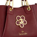 Borsa Donna a Mano Small BRACCIALINI linea Amy Bijoux color Vinaccia