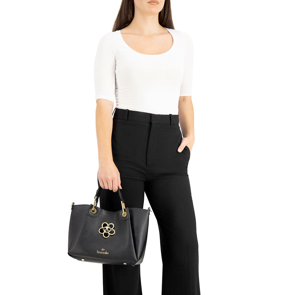 Borsa Donna a Mano Media BRACCIALINI linea Amy Bijoux Rosa