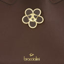 Borsa Donna a Mano Large BRACCIALINI linea Amy Bijoux Marrone Cioccolato