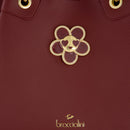 Borsa Donna a Mano Large BRACCIALINI linea Amy Bijoux color Vinaccia