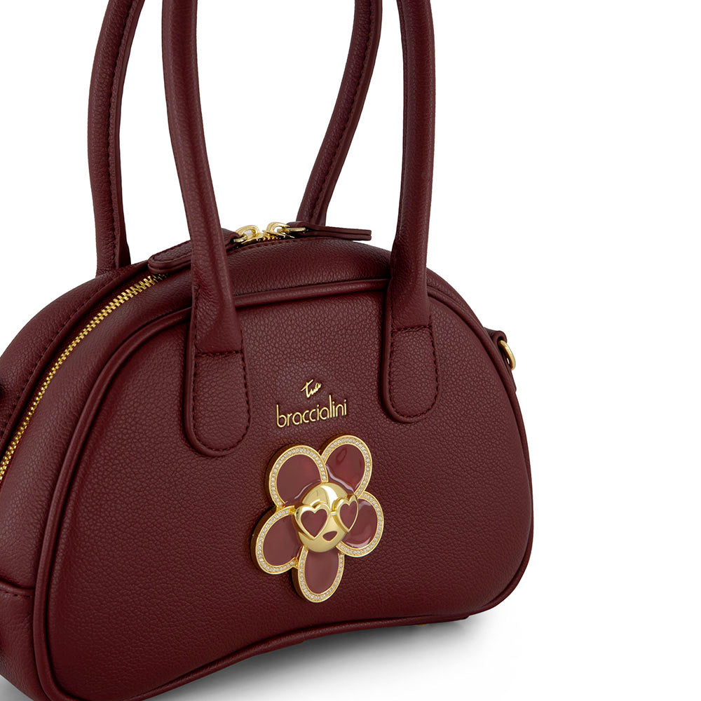 Bauletto Donna a Mano BRACCIALINI linea Amy Bijoux color Vinaccia