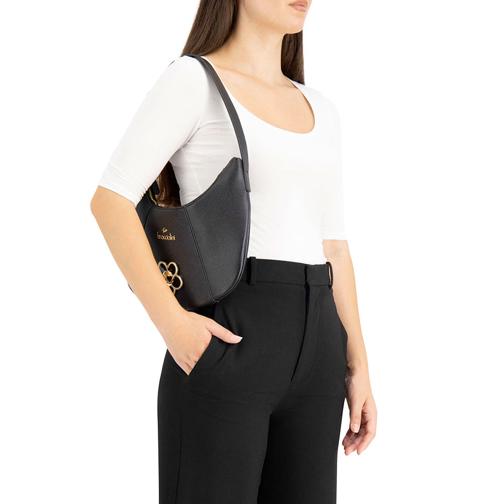 Hobo Bag Donna BRACCIALINI linea Amy Bijoux Marrone Cioccolato