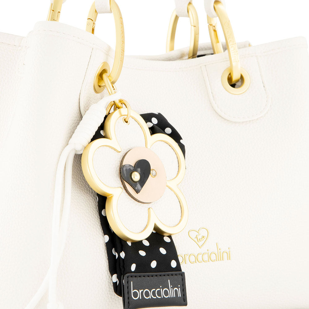 Borsa Donna a Mano Media BRACCIALINI linea Beth Bianco