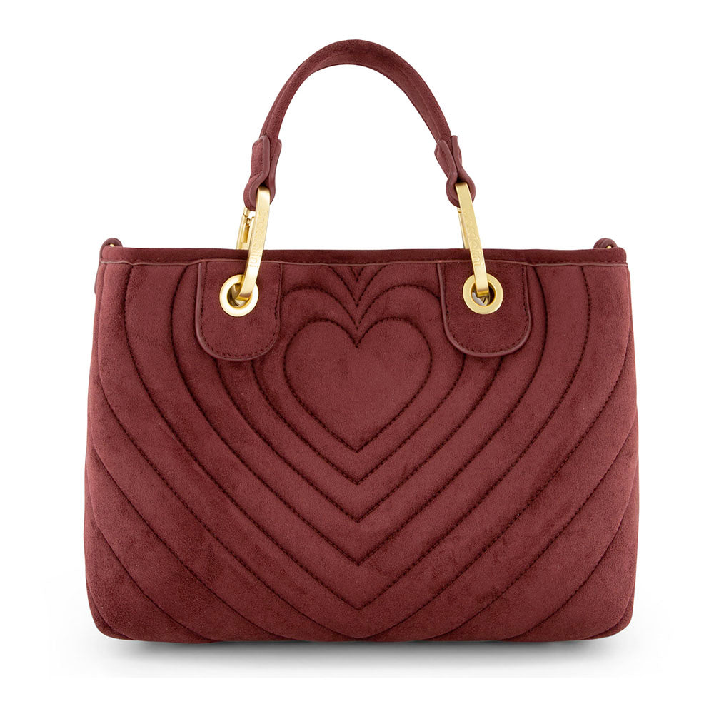Borsa Donna a Mano Media BRACCIALINI linea Beth Matelassè color Vinaccia
