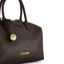 Bauletto Donna a Mano BRACCIALINI linea Ariel in Pelle Marrone Cioccolato