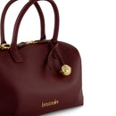Bauletto Donna a Mano BRACCIALINI linea Ariel in Pelle color Vinaccia
