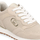 Sneakers Running LIU JO Maxi Wonder Low 02 Bis in Suede Traforato Beige
