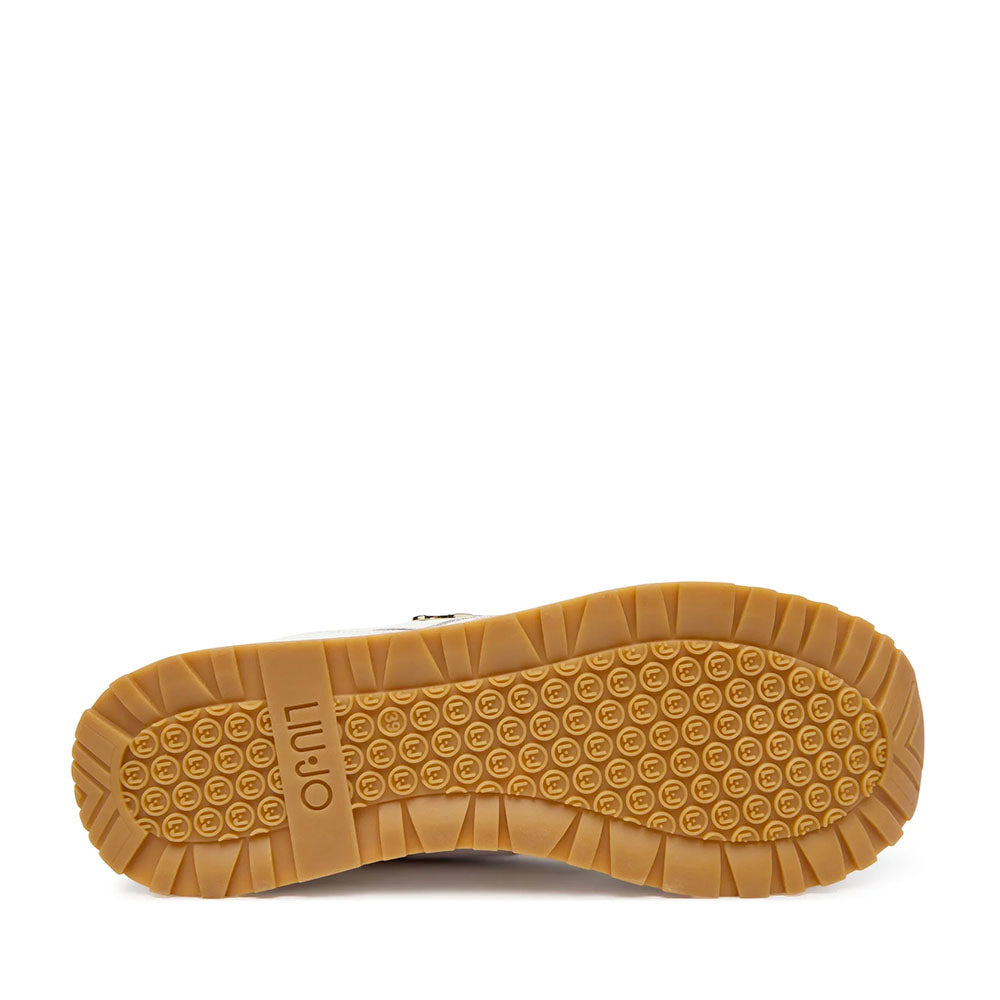 Sneakers Platform Donna LIU JO Maxi Wonder 97 Bis in Pelle e Canvas Bianco