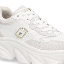 Sneakers Chuncky Donna LIU JO Steffy 01 in Pelle Bianca