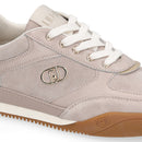 Sneakers Donna LIU JO Lewis 01 in Suede e Pelle Tortora