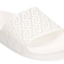 Ciabatte Donna LIU JO Kos 21 stampa Monogram in Gomma Bianca