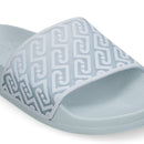 Ciabatte Donna LIU JO Kos 21 stampa Monogram in Gomma Azzurra