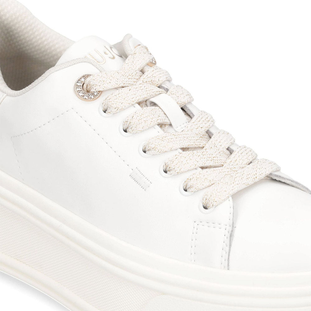 Sneakers Platform LIU JO Selma 16 in Pelle Bianca