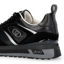 Sneakers Platform Donna LIU JO Maxi Wonder 97 in Pelle e Suede Nero