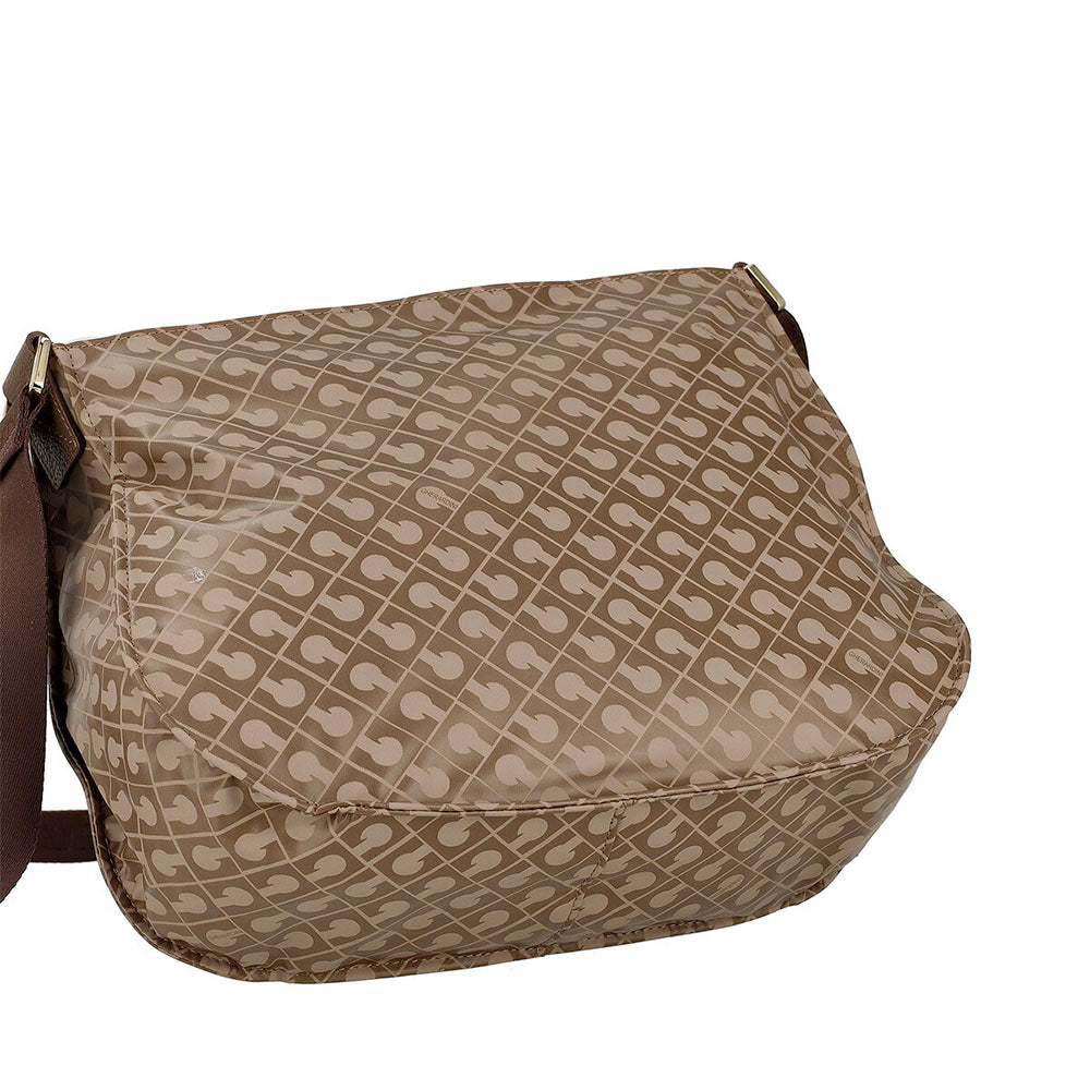 Borsa Donna Piccola a Tracolla GHERARDINI in Tessuto Softy Colore Chestnut
