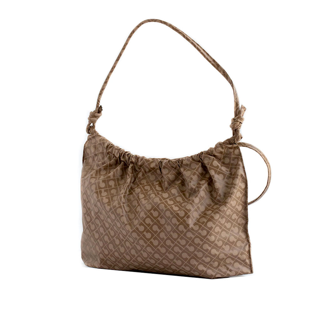 Hobo Bag Donna GHERARDINI in Tessuto Softy colore Chestnut