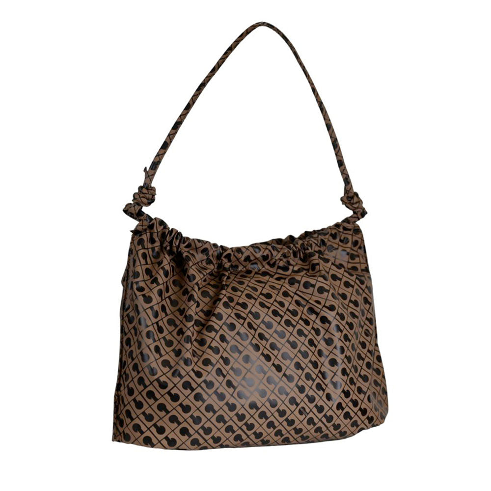 Hobo Bag Donna GHERARDINI in Tessuto Softy color Toffee