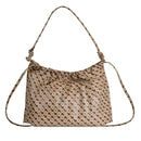 Damen-Beuteltasche GHERARDINI aus Softy-Stoff in Tabacco - Burro