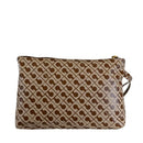 Pouch Media GHERARDINI in Tessuto Softy colore Tabacco - Burro