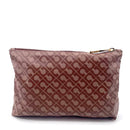 Pouch Grande GHERARDINI in Tessuto Softy colore Chestnut