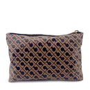 Pouch Grande GHERARDINI in Tessuto Softy colore Toffee