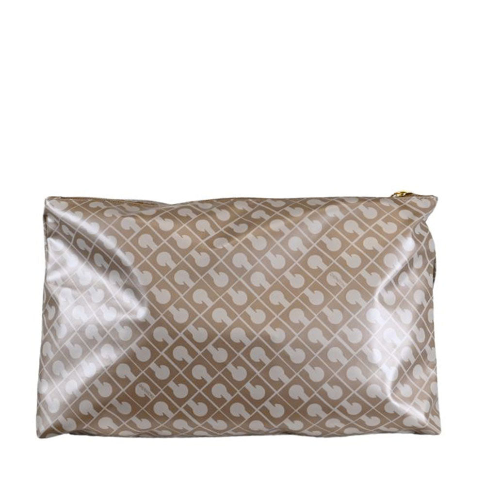 Pouch Grande GHERARDINI in Tessuto Softy colore Creta