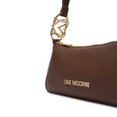 Borsa Sottospalla Donna LOVE MOSCHINO linea Jewel Marrone