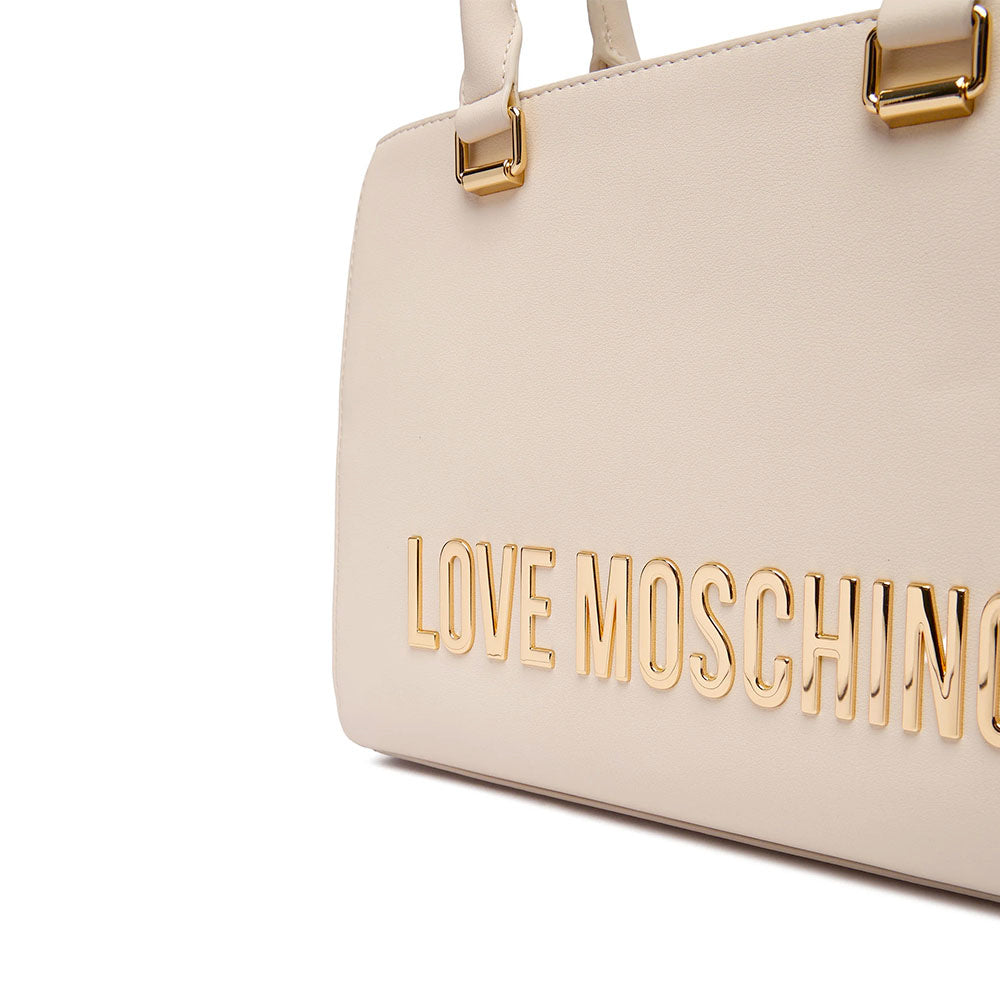 Borsa Donna a Mano LOVE MOSCHINO linea Bold Bag Avorio