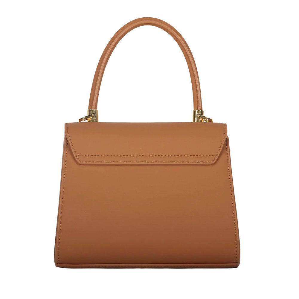 Kleine Damen-Henkeltasche LOVE MOSCHINO Modell Bold Bag in Cognac