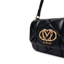 Borsa Donna Sottospalla LOVE MOSCHINO linea Embossed Nera