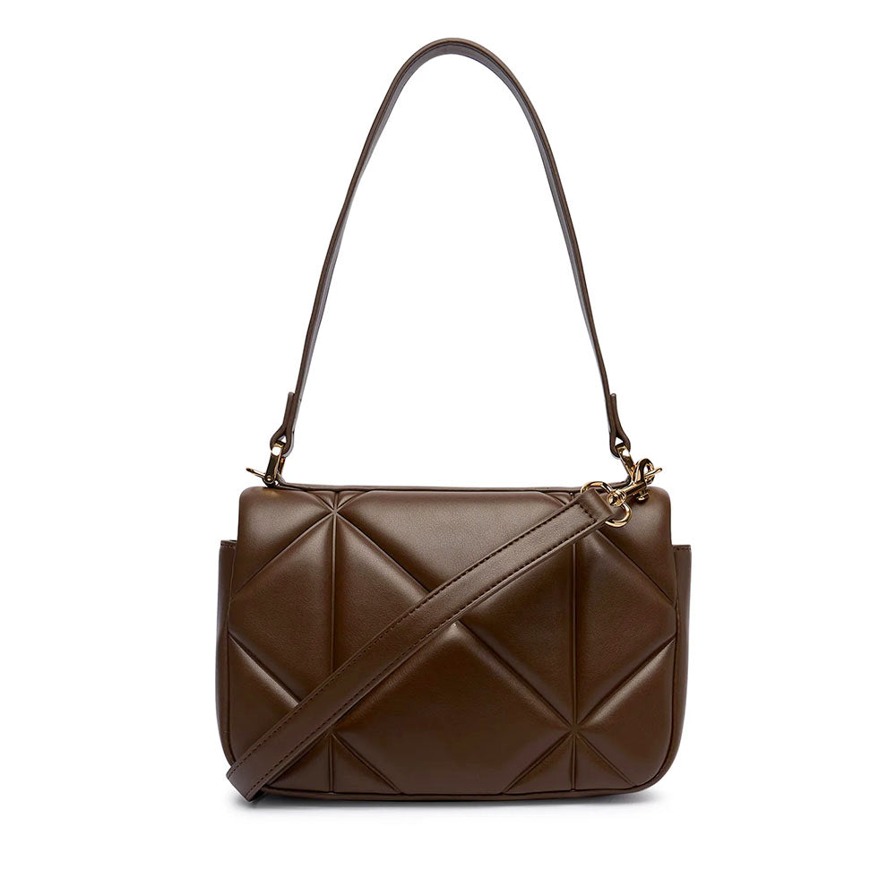 Borsa Donna Sottospalla LOVE MOSCHINO linea Embossed Marrone