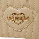 Bauletto Donna a Spalla LOVE MOSCHINO linea Bubby Love in Ecopelle color Burro