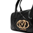 Bauletto Donna Trapuntato LOVE MOSCHINO linea Embossed Nero