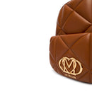 Zaino Donna Trapuntato LOVE MOSCHINO linea Embossed color Cuoio