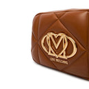 Camera Case Trapuntata LOVE MOSCHINO linea Embossed color Cuoio