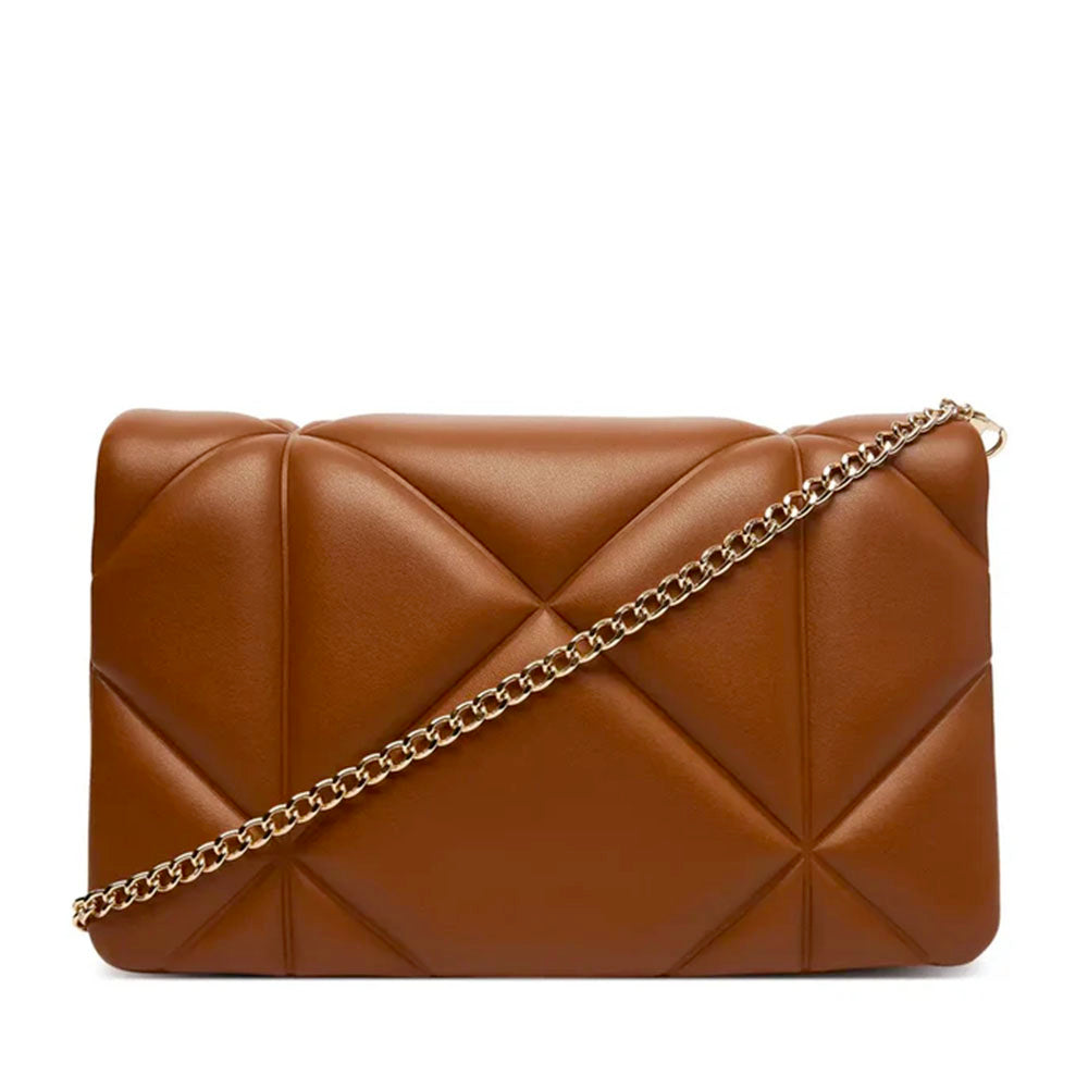 Clutch Trapuntata con Tracolla LOVE MOSCHINO linea Embossed color Cuoio