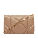 Clutch Trapuntata con Tracolla LOVE MOSCHINO linea Embossed color Sabbia